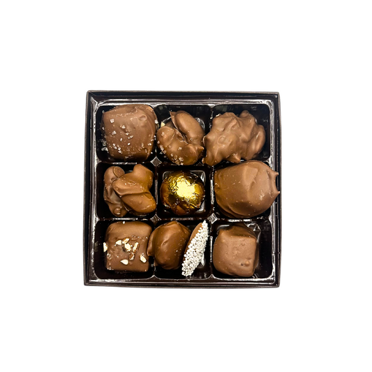 Gift Box - Assorted Milk Chocolates (9PC) - 4/Case