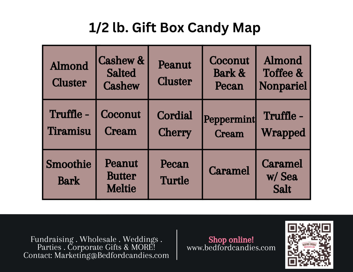 Gift Box - Assorted Milk & Dark Chocolates (8oz) - 4/Case