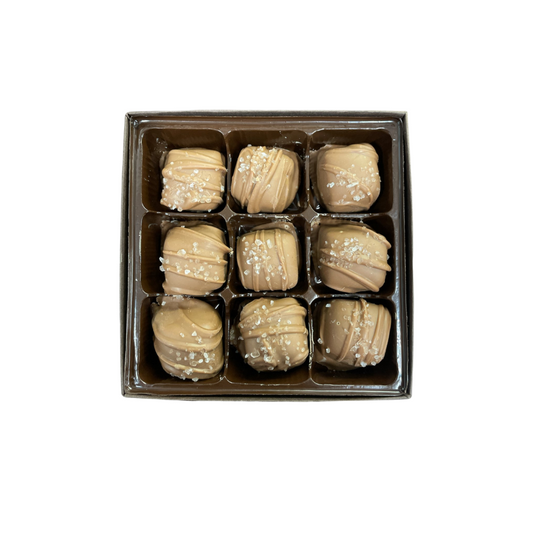 Gift Box - Caramels with Sea Salt (9PC) - 4/Case