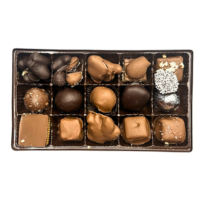Gift Box - Assorted Milk & Dark Chocolates (8oz) - 4/Case