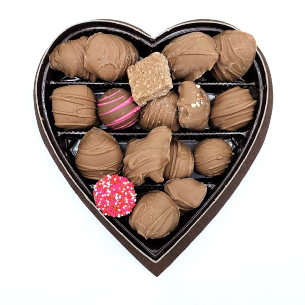 Heart Box - Assorted Milk Chocolate 8oz - 4/Case